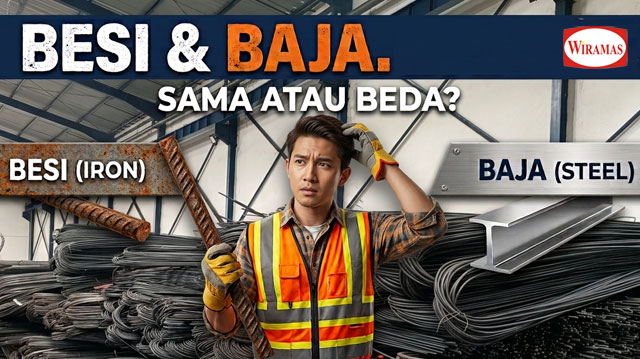 Besi & Baja. Sama atau Beda? Cek Disini!